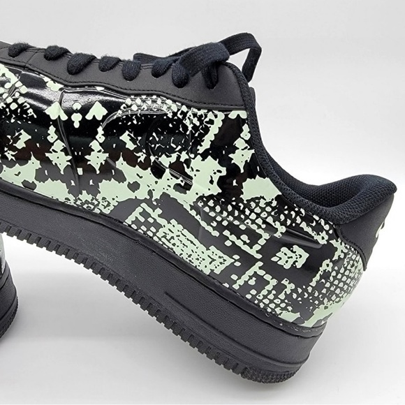 Nike Air Force 1 Foamposite Pro Cup Glow Snakeskin Shoes Men's Size 10 - Picture 5 of 16